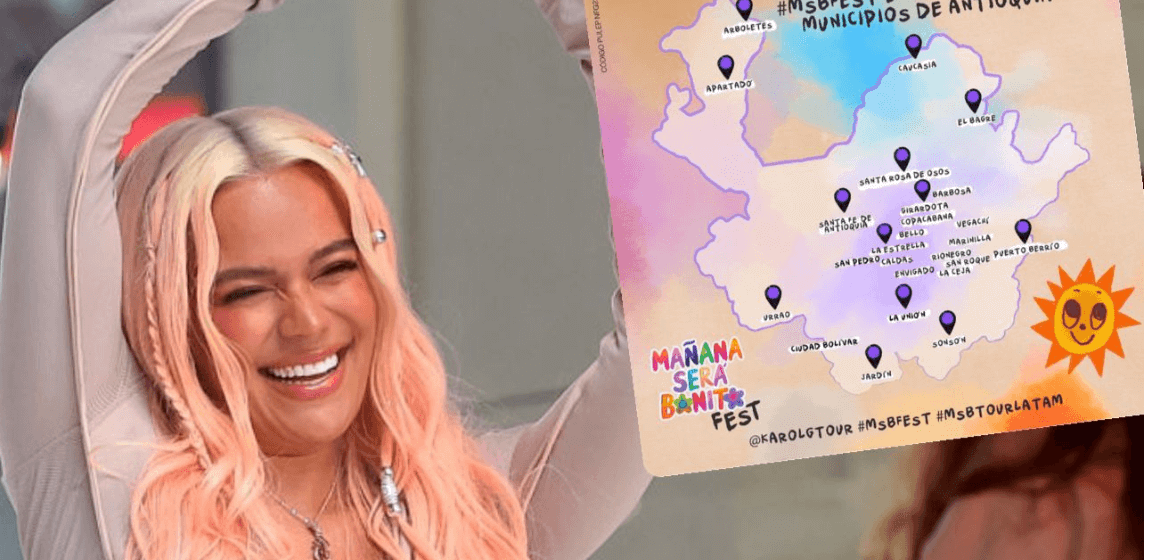 Karol G trasmitirá concierto en Antioquia