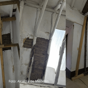 Casa de la Maestranza en Rionegro bajo riesgo de colapso