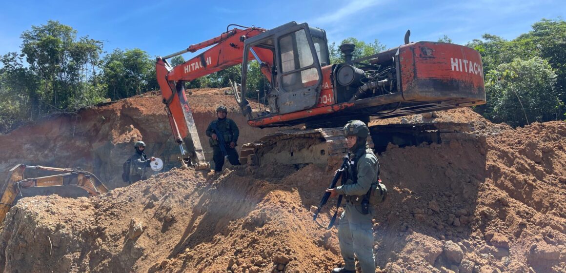 Policia Nacional desmantela equipo de mineria ilegal en Antioquia