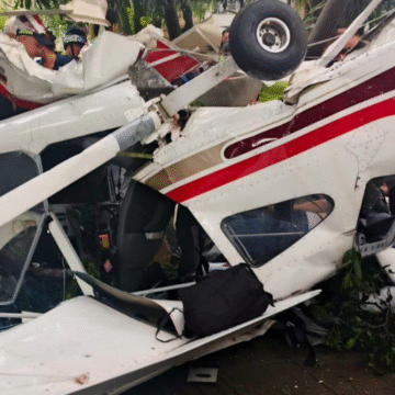 ¡Última hora! una avioneta colisiono en Medellín