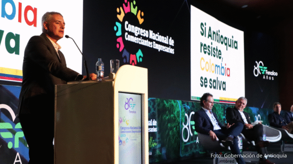 Gobernador Andrés Julián exaltó la tenacidad de los empresarios en el Congreso de Fenalco