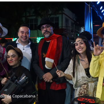 Copacabana ilumina la navidad con 480 mil luces
