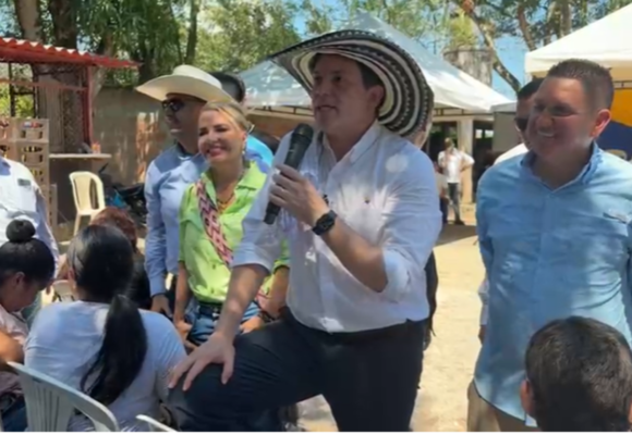 Pinzón alerta sobre crisis de seguridad y promete mano firme contra el crimen en el Magdalena Medio