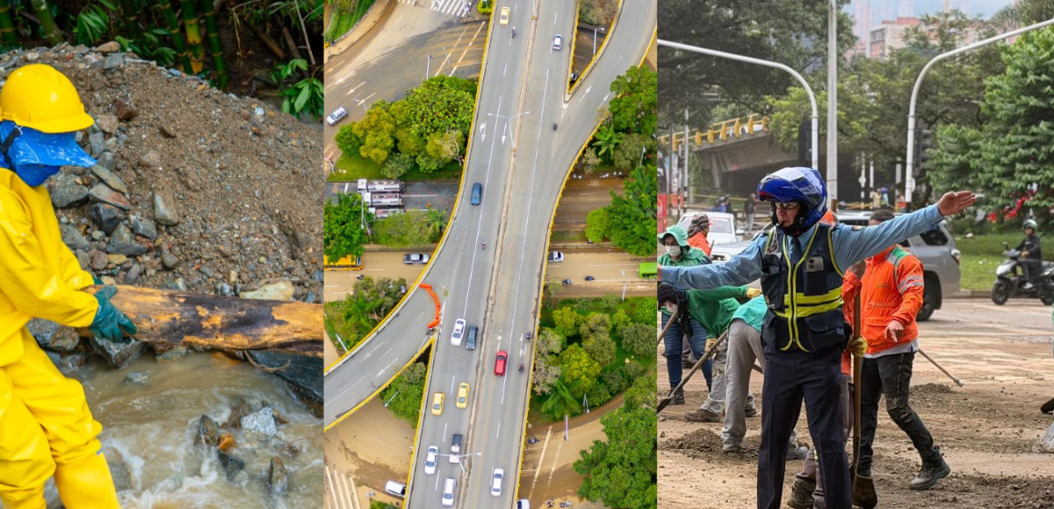 Medellín volvió a colapsar por las lluvias