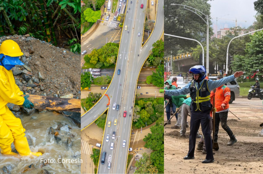 Medellín volvió a colapsar por las lluvias