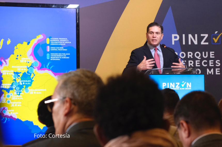 Pinzón lanzó el plan “Tolerancia Cero” y promete recuperar el control del territorio