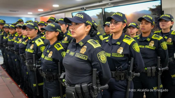 Envigado fortalece su seguridad con la llegada de 40 nuevos policías