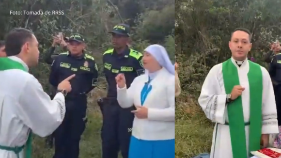 Enfrentamiento entre sacerdote y religiosa en Guarne