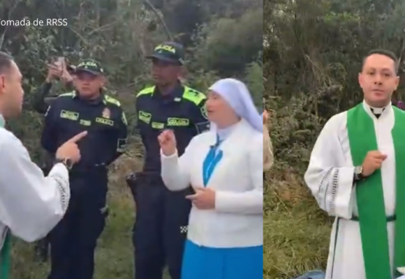 Enfrentamiento entre sacerdote y religiosa en Guarne