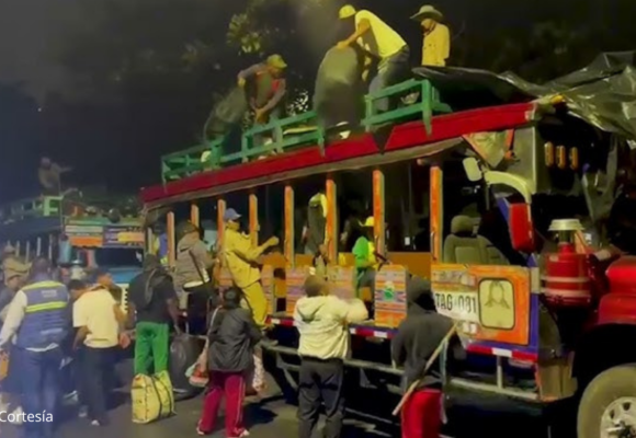 La minga indigena regresó a su territorio