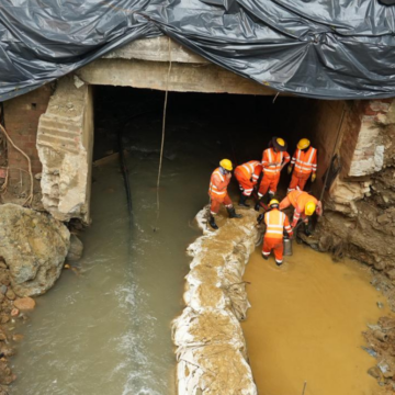 Medellín avanza en obras para recuperar la avenida El Poblado tras emergencia por lluvias
