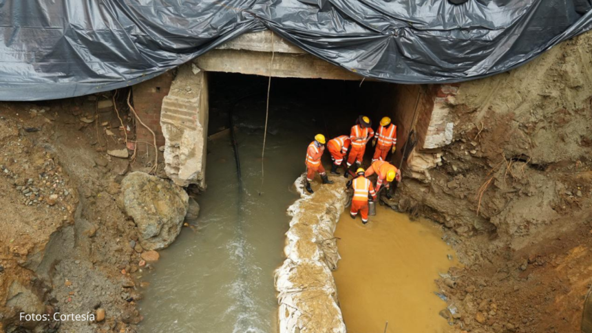 Medellín avanza en obras para recuperar la avenida El Poblado tras emergencia por lluvias
