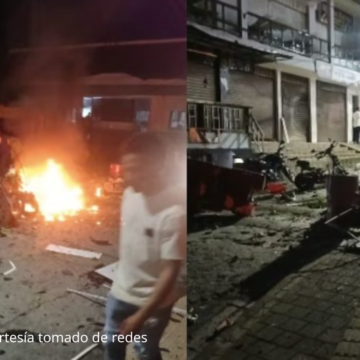 Explosión en Briceño deja un policía herido en plena viernes santo