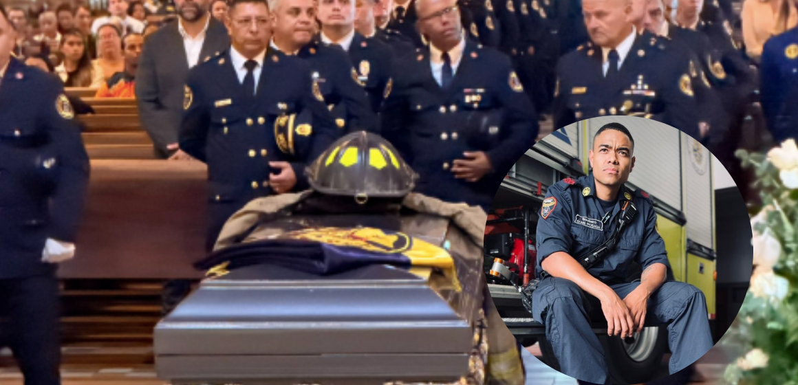 Héroe despedido: calle de honor y duelo en Medellín por bombero que murió en incendio