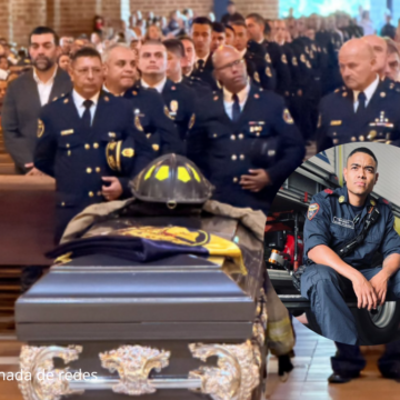 Héroe despedido: calle de honor y duelo en Medellín por bombero que murió en incendio