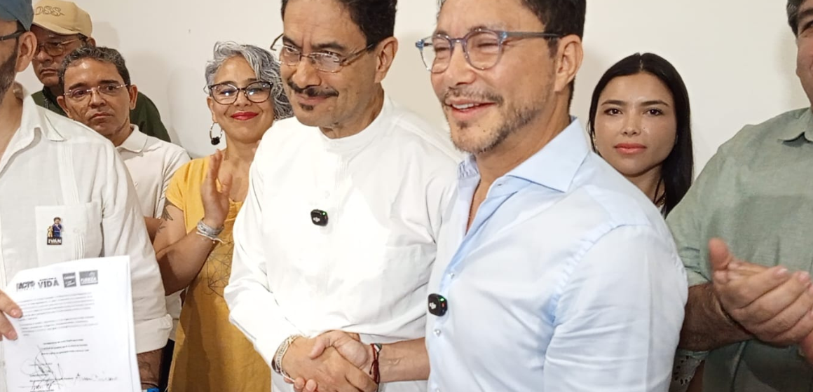Carlos Caicedo se une a Iván Cepeda a días de elecciones a la Presidencia