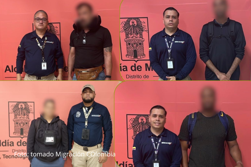 Migración inadmite a cinco extranjeros en Medellín
