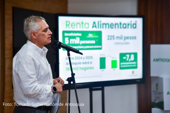 Antioquia entregará renta alimentaria a personas con discapacidad en pobreza extrema