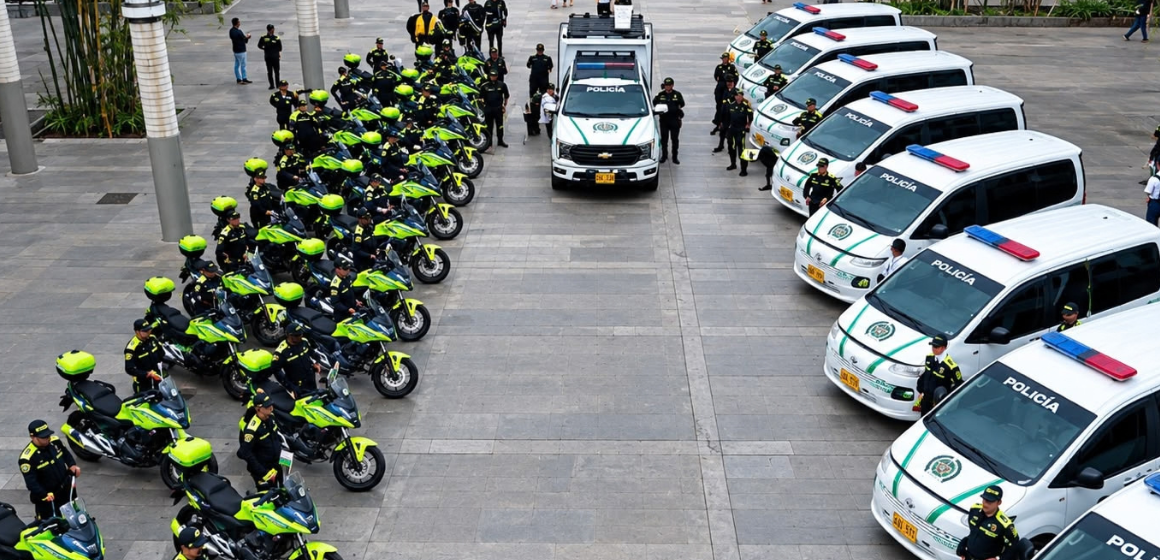 Medellín entrega 62 vehículos y equipos especializados a la Policía para reforzar la seguridad