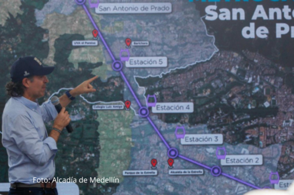 Medellín consigue crédito de US$300 millones para el Metrocable de San Antonio de Prado
