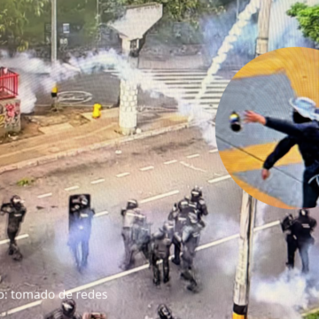 Marchas en Medellín terminaron con disturbios: hubo un capturado